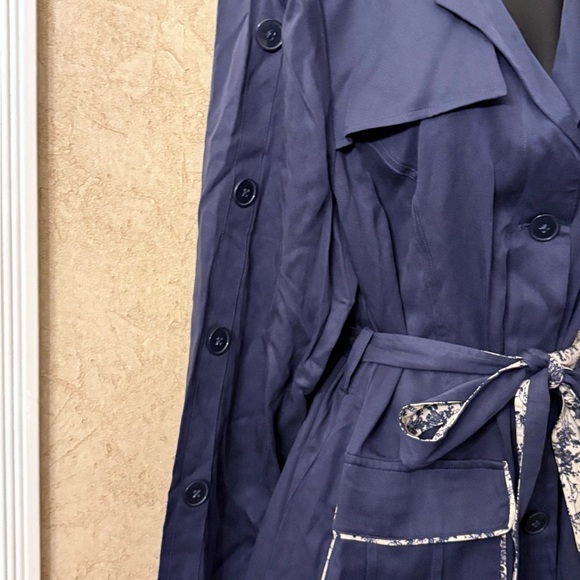 🆕 Laura Felt Women's Navy Blue Button-Down Jacket - Picture 5 of 5